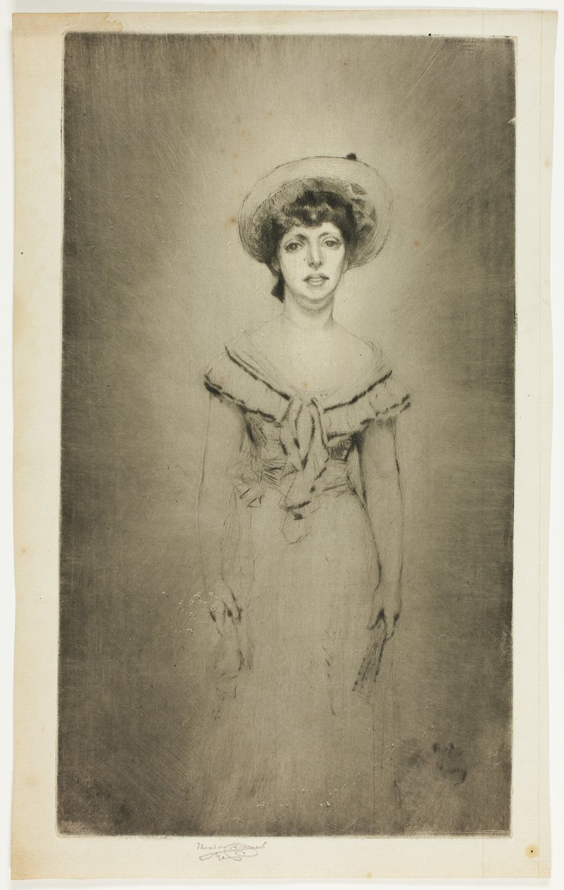 Portrett av frøken Hetty Pettigrew av Theodore Roussel