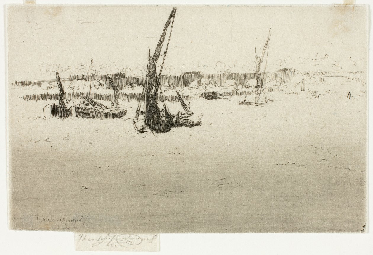 Railway Bridge, Chelsea av Theodore Roussel