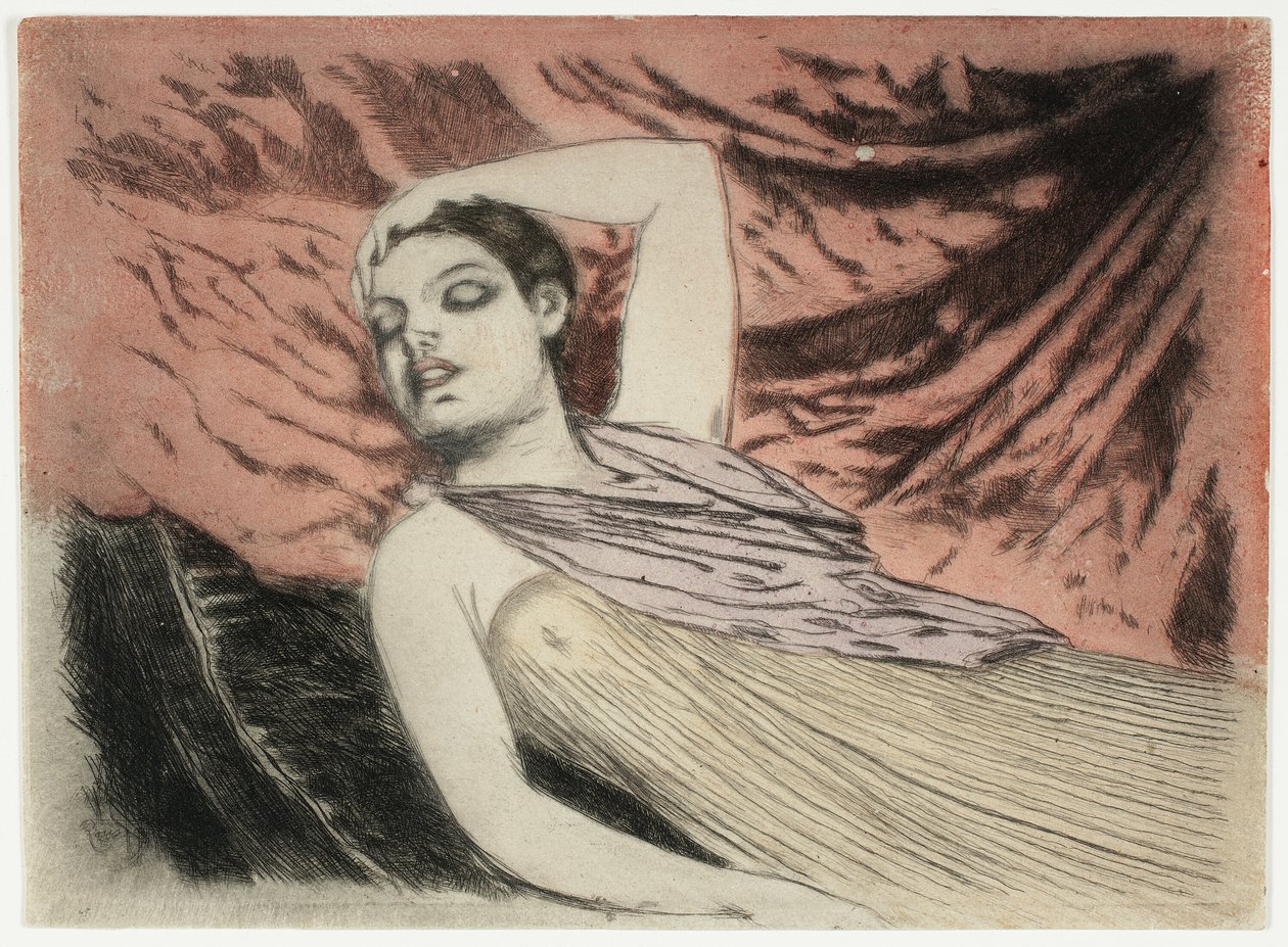 The Sleeping Model eller The Sleeper av Theodore Roussel