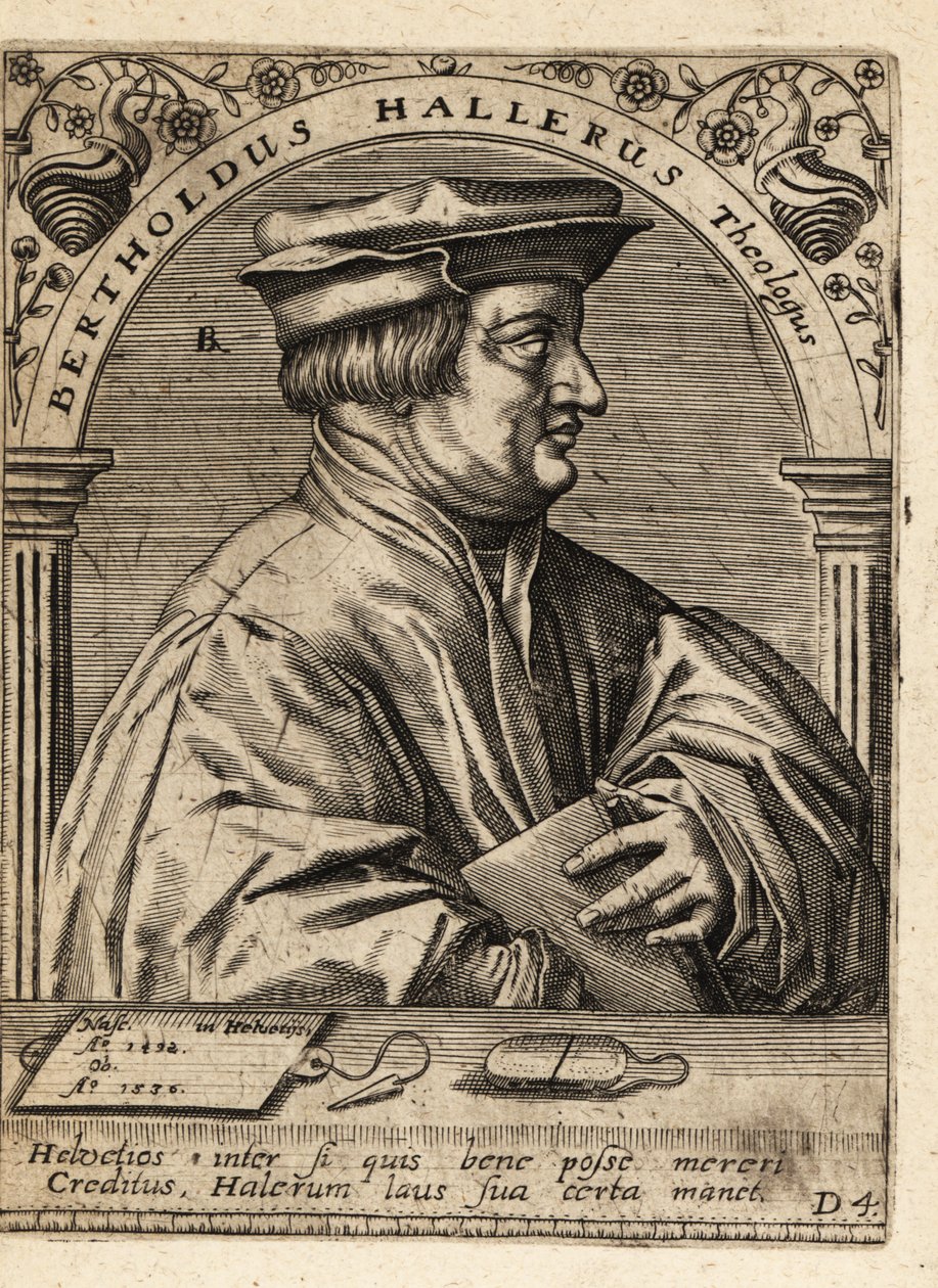 Berchtold Haller av Theodore de Bry