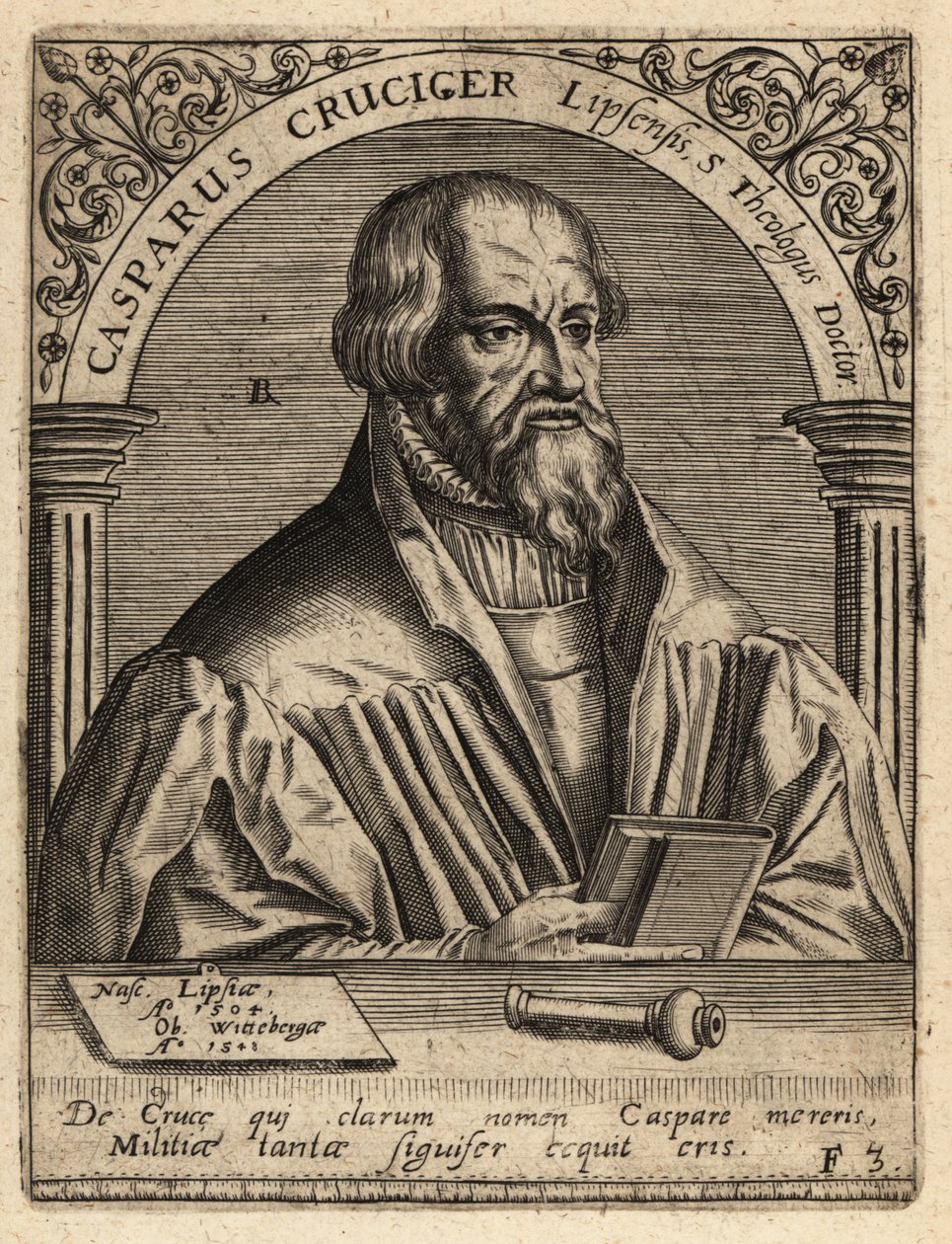 Caspar Creuziger av Theodore de Bry