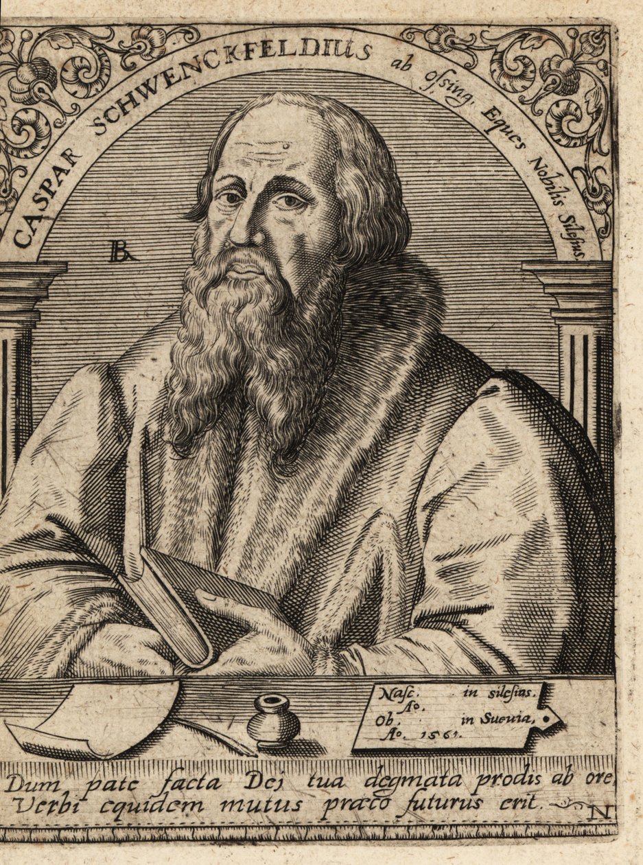 Caspar Schwenckfeld av Theodore de Bry