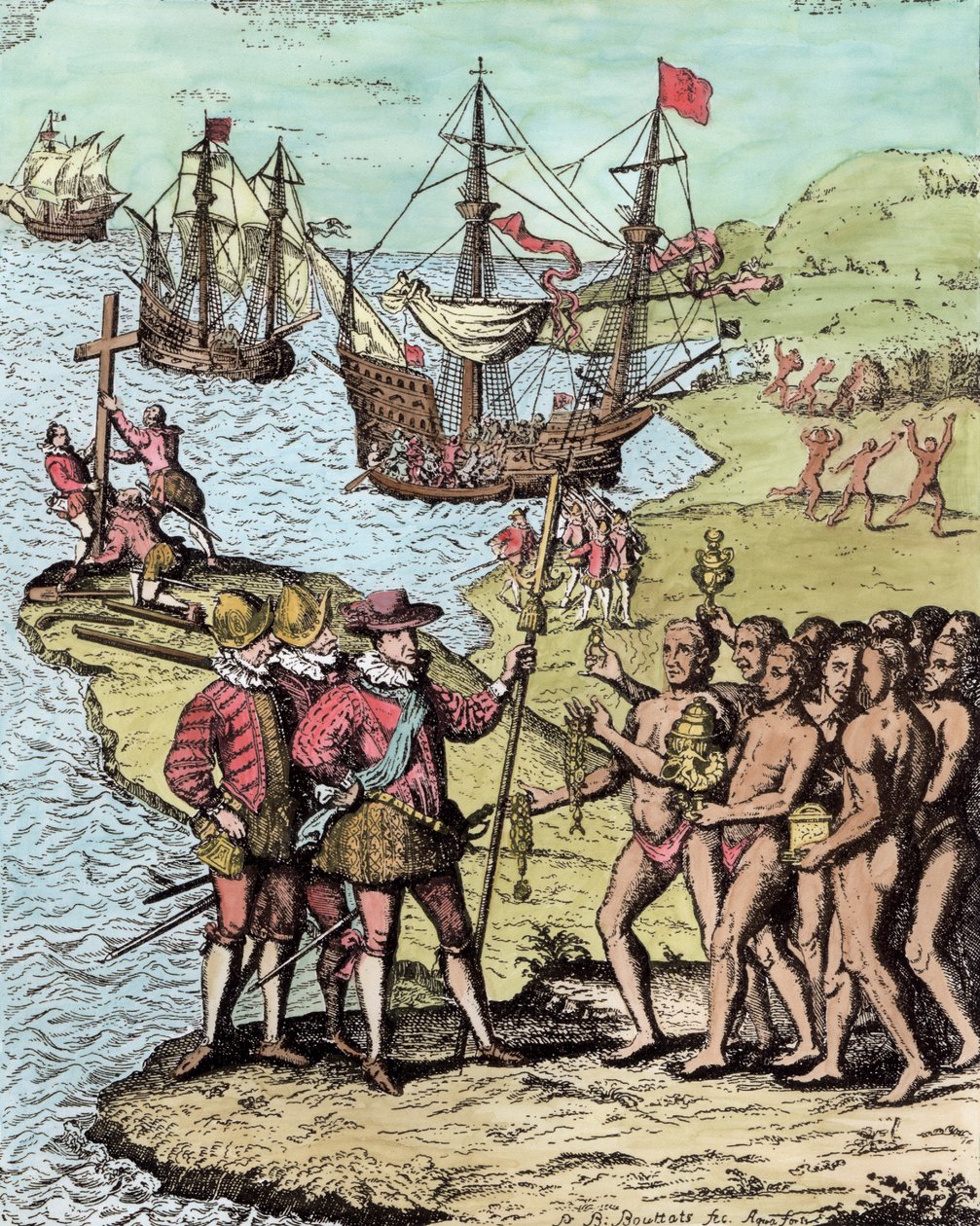 Columbus at Hispaniola, fra 