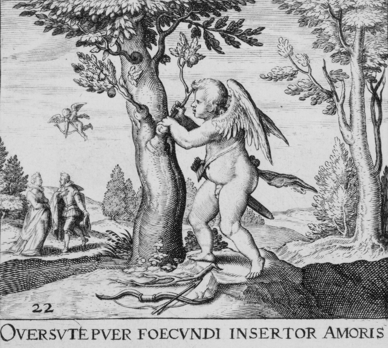 Sekulære emblemer, 1611. av Theodore de Bry