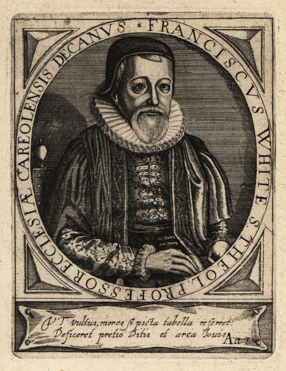 Francis White av Theodore de Bry
