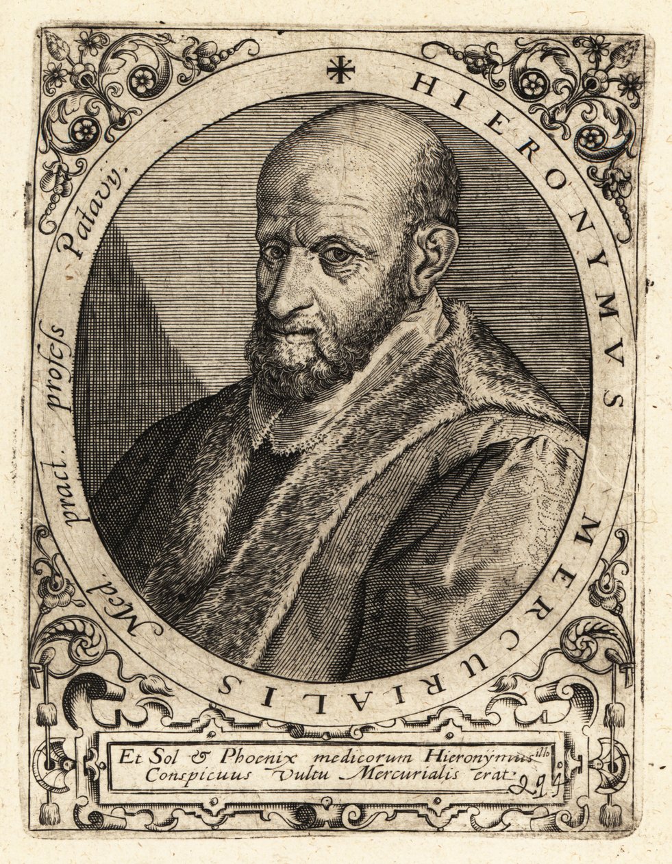 Girolamo Mercuriale , italiensk filolog av Theodore de Bry