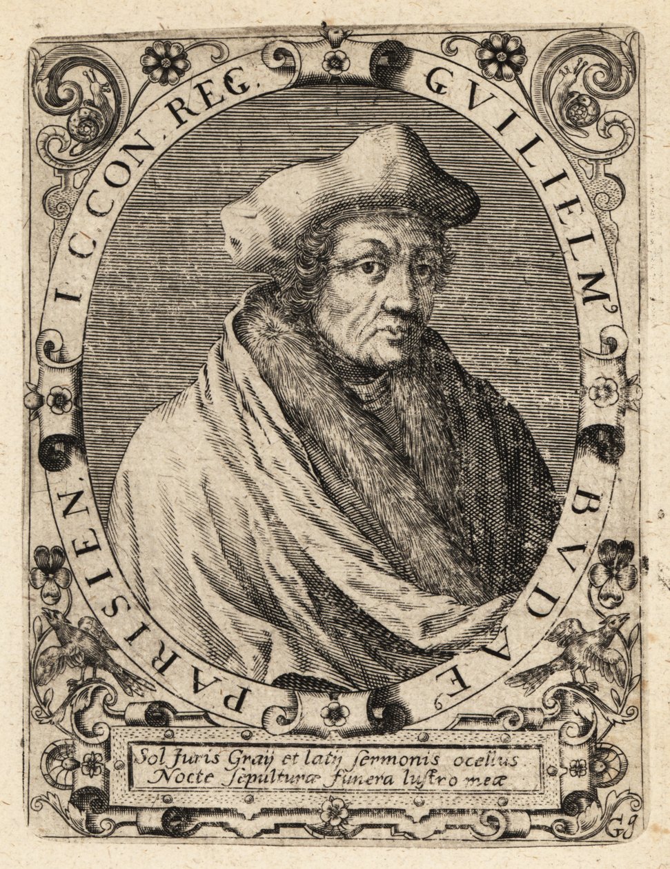 Guillaume Bude av Theodore de Bry