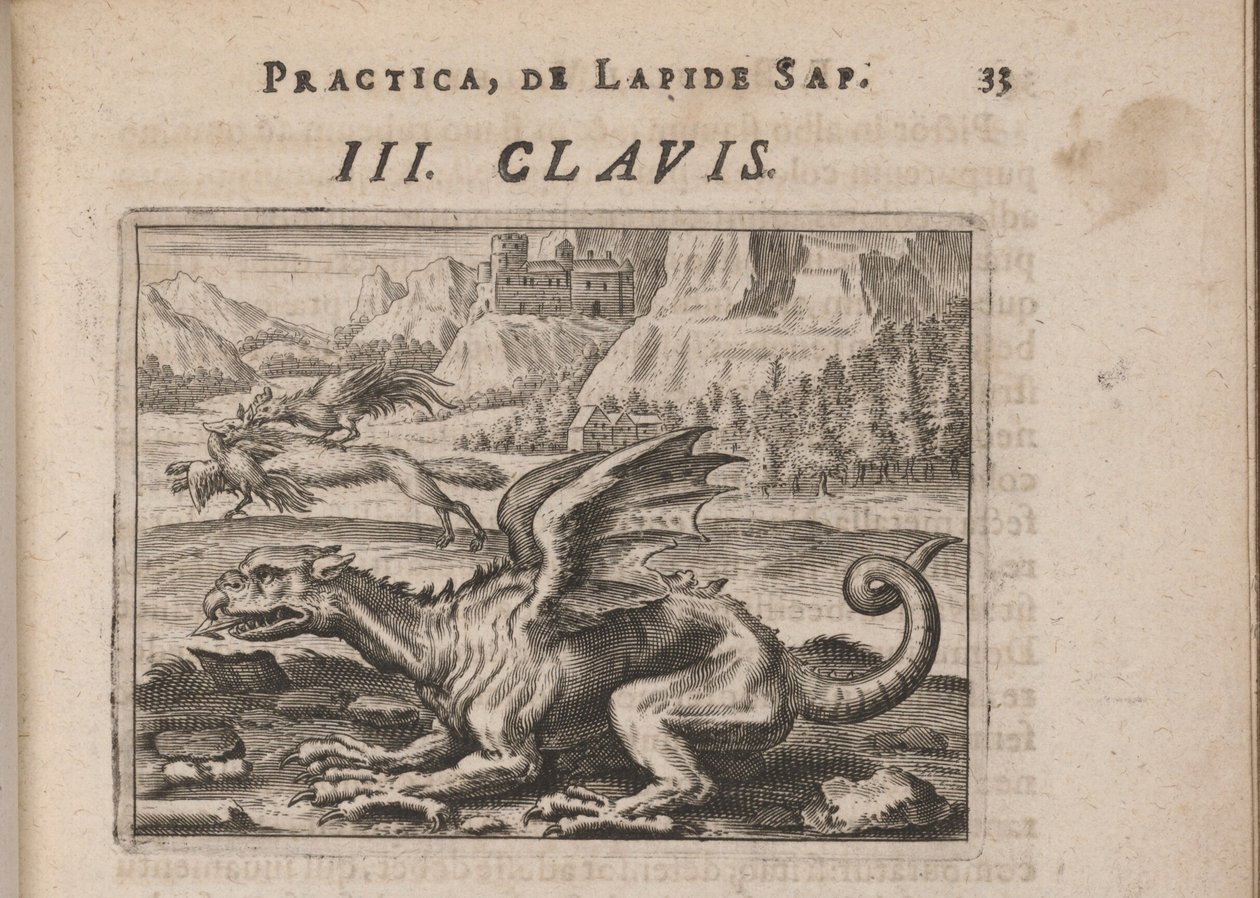 Illustrasjon for Tripus Avrevs, det vil si tre avhandlinger av utvalgte kjemikere.., 1618 av Theodore de Bry