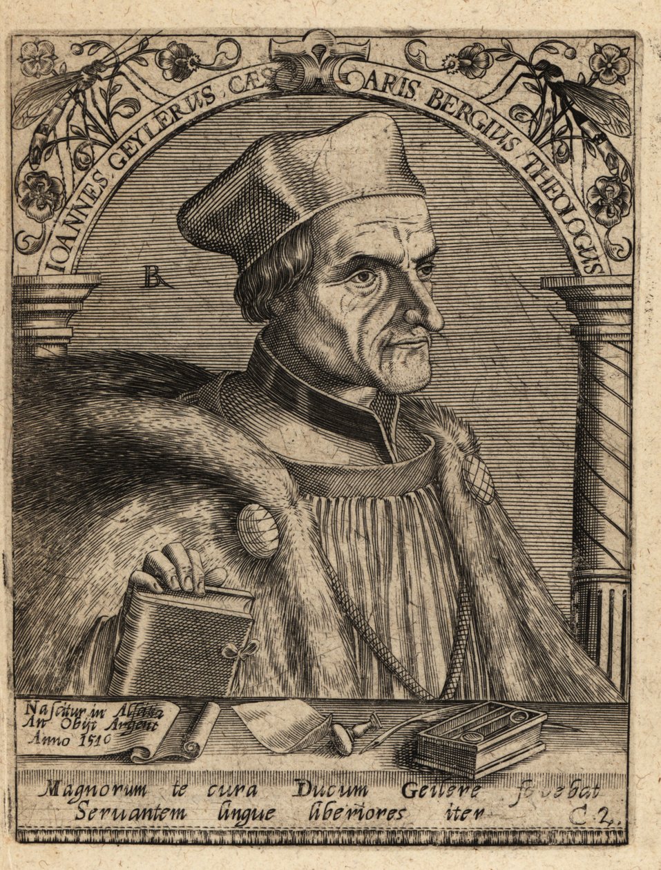 Johann Geiler fra Kaisersberg av Theodore de Bry
