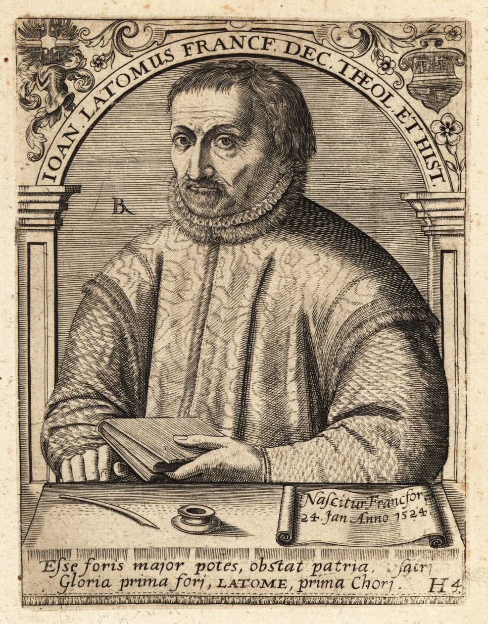 John Latomus av Theodore de Bry