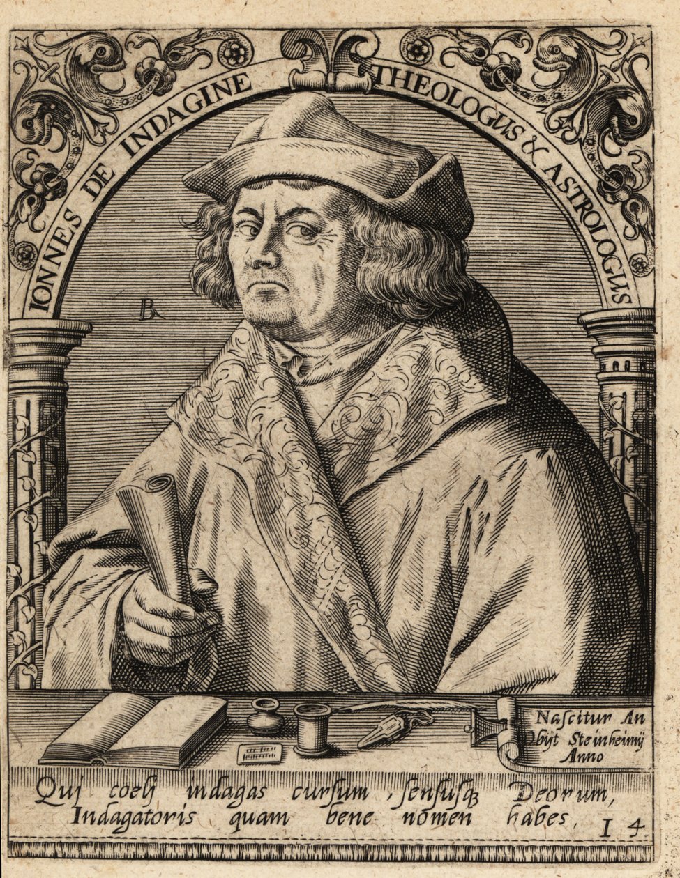 Johannes Indagine av Theodore de Bry