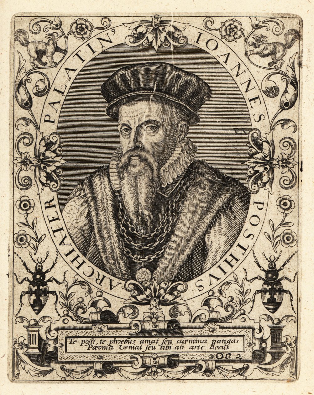 Johannes Posth, tysk humanist og lege av Theodore de Bry