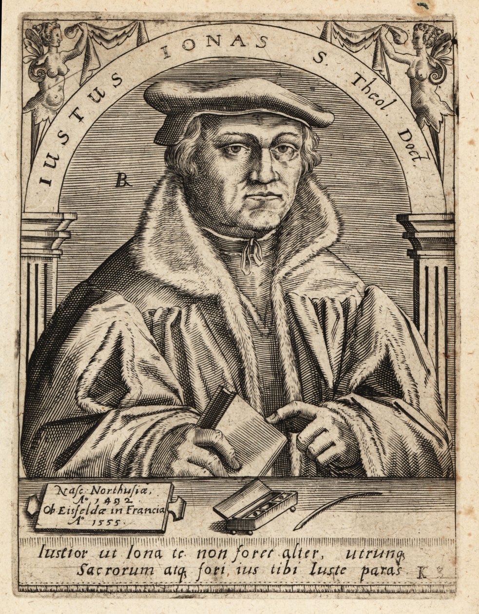 Justus Jonas, den eldste av Theodore de Bry
