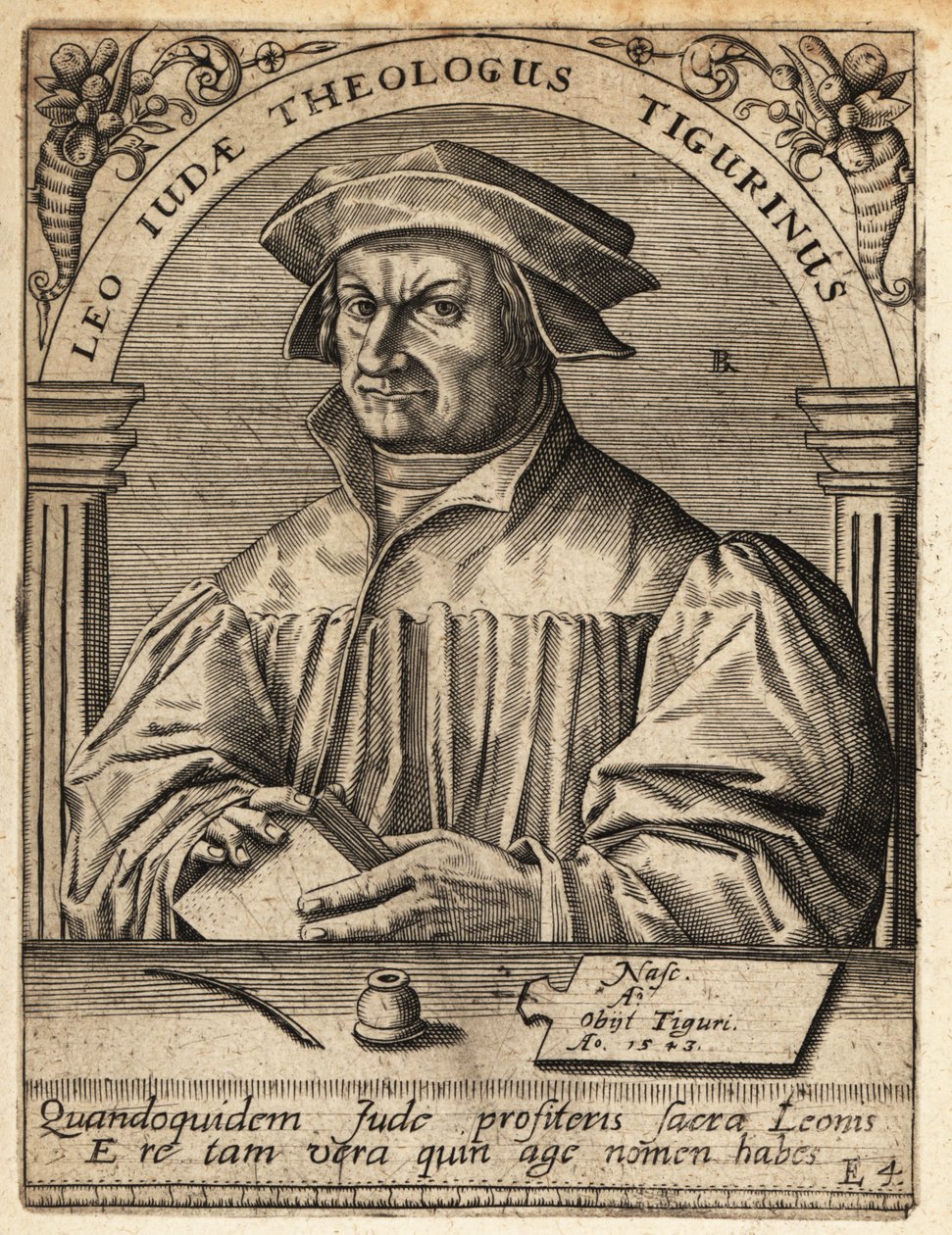 Leo Jud av Theodore de Bry