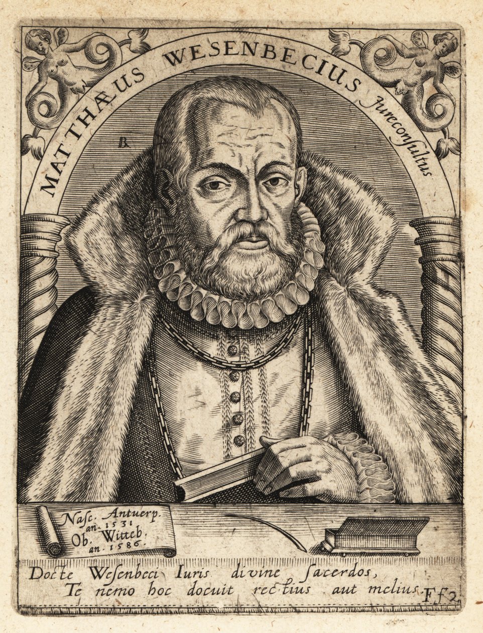 Matthew Wesenbeck av Theodore de Bry