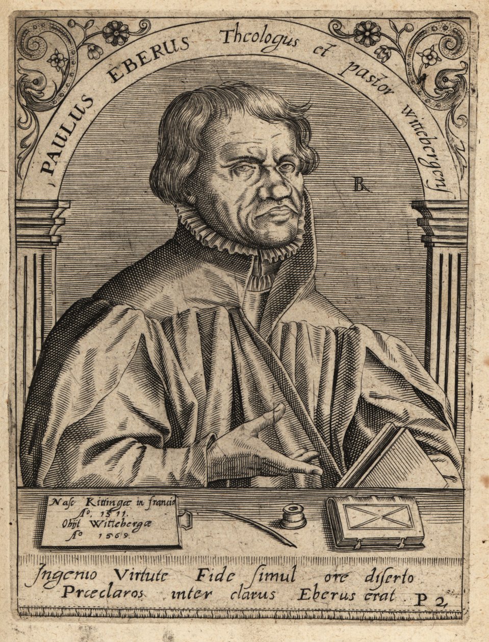 Paul Eber av Theodore de Bry