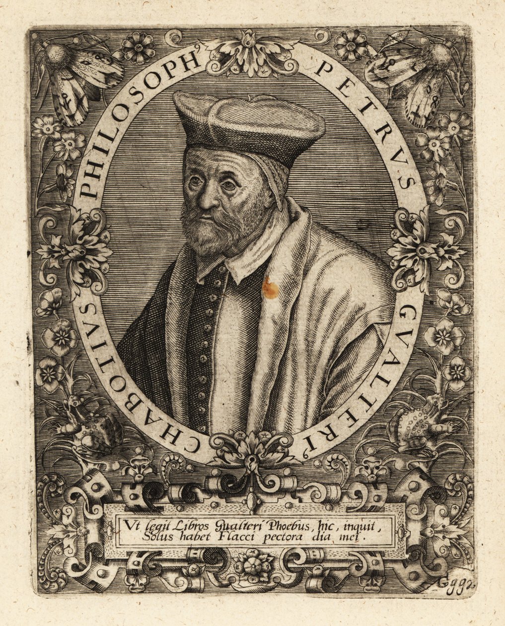 Pierre Gautier Chabot , fransk humanistisk forfatter. av Theodore de Bry