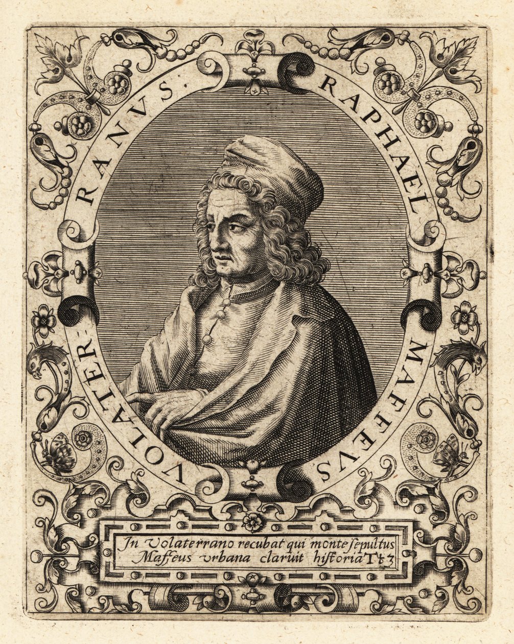 Raffaello Maffei , italiensk historiker av Theodore de Bry