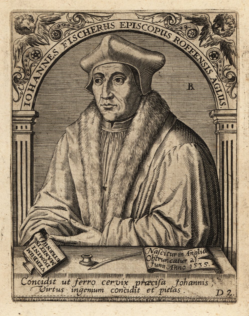 Saint John Fisher av Theodore de Bry