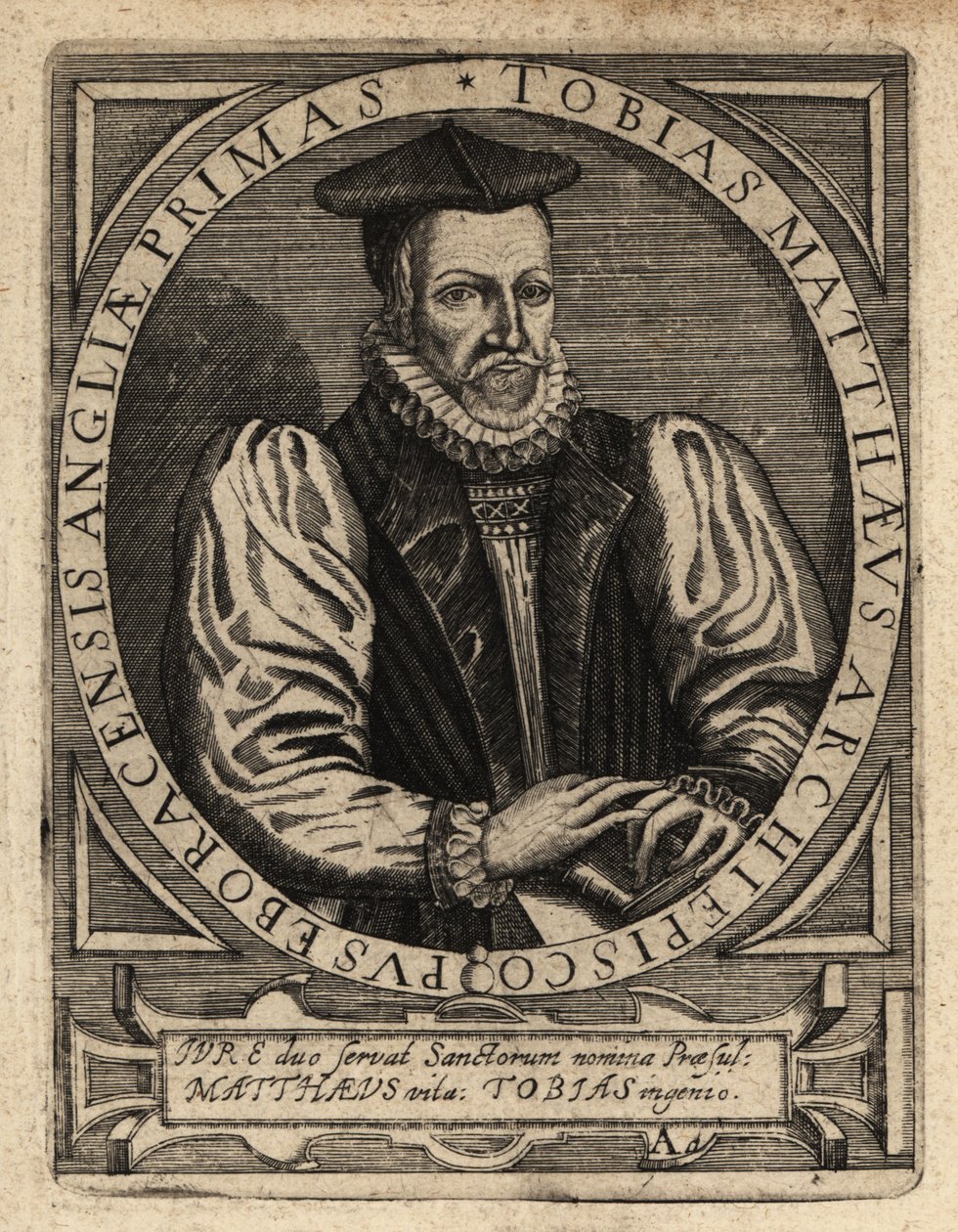 Tobias Matthew av Theodore de Bry