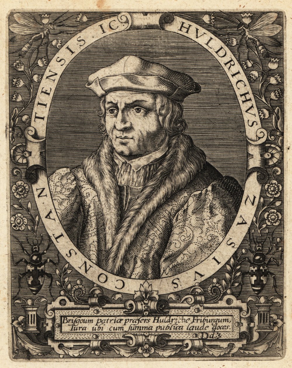 Ulrich Zasius av Theodore de Bry