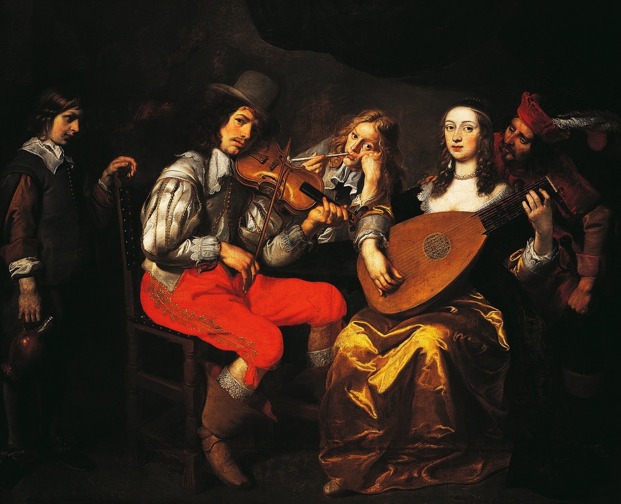 Konserten, av Theodor van Thulden, cirka 1650 av Theodore van Thulden