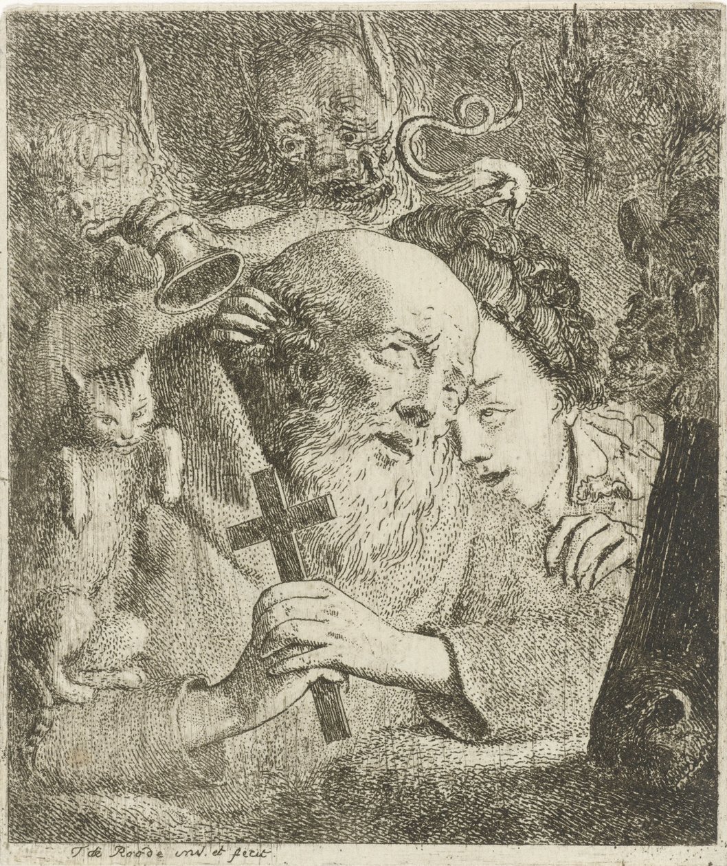 Sankt Antonius fristelse av Theodorus de Roode