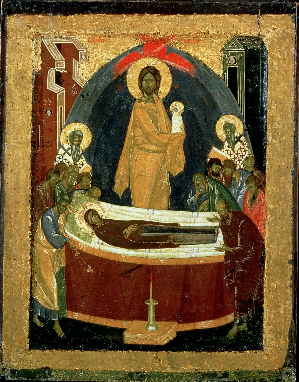 The Dormition, ca. 1392 (tempera på panel) av Theophanes the Greek