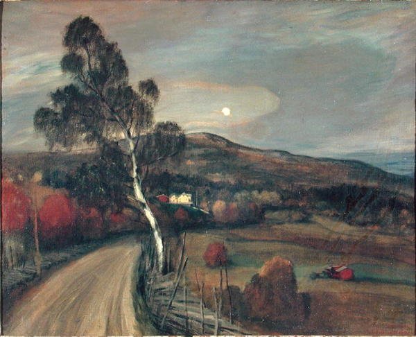 Norsk landskap, Aulestad, ca. 1895 av Théophile Alexandre Steinlen