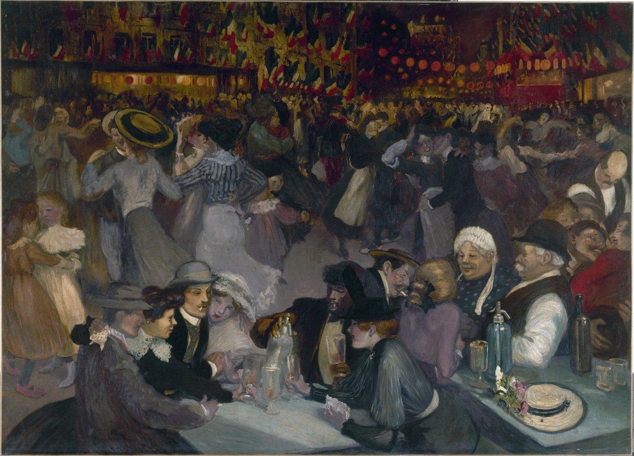 14. juli av Théophile Alexandre Steinlen