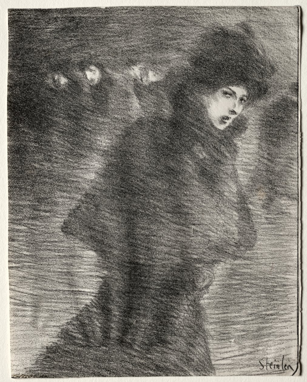En forbipasserende kvinne av Théophile Alexandre Steinlen