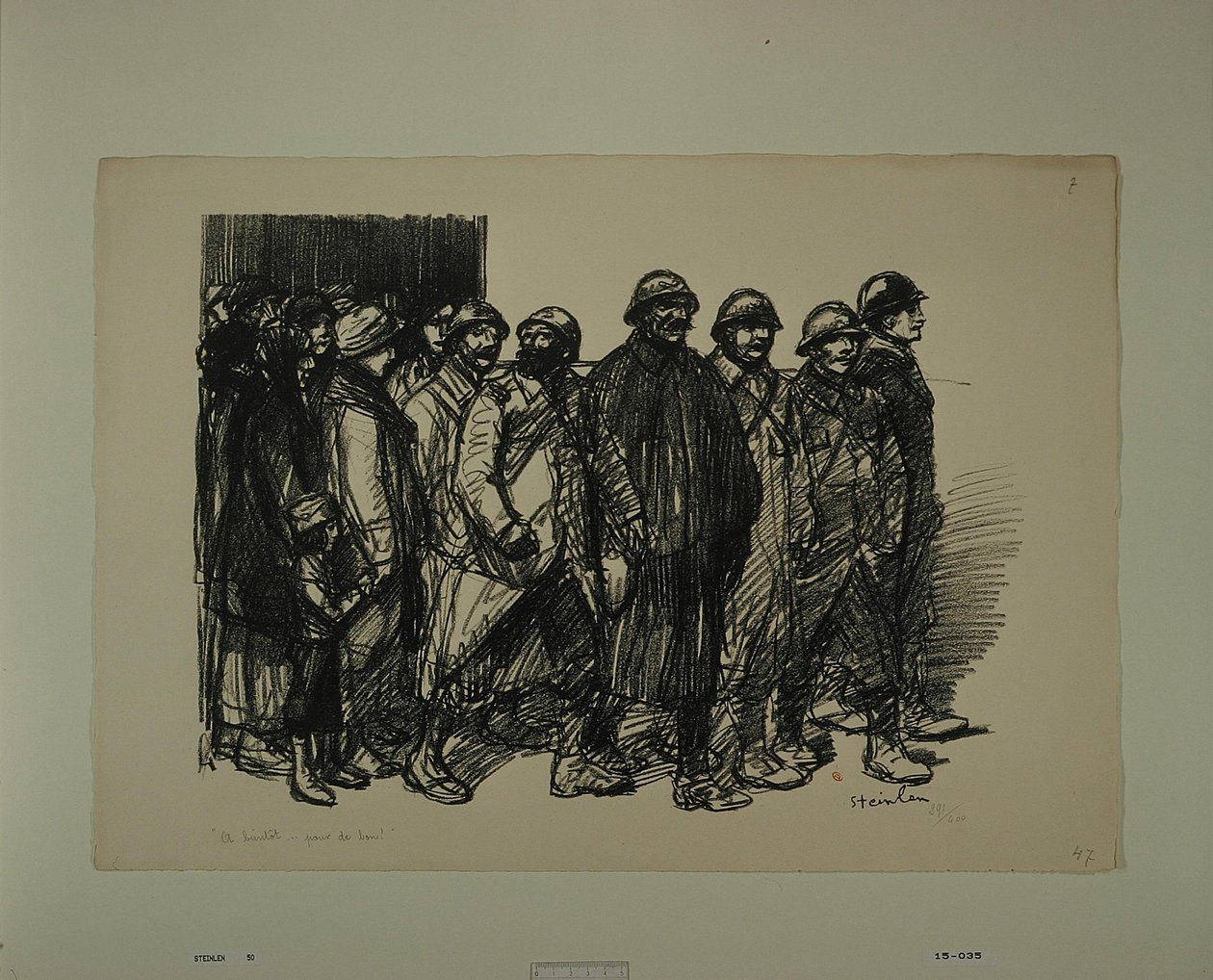 [På gjensyn ... for godt] av Théophile Alexandre Steinlen