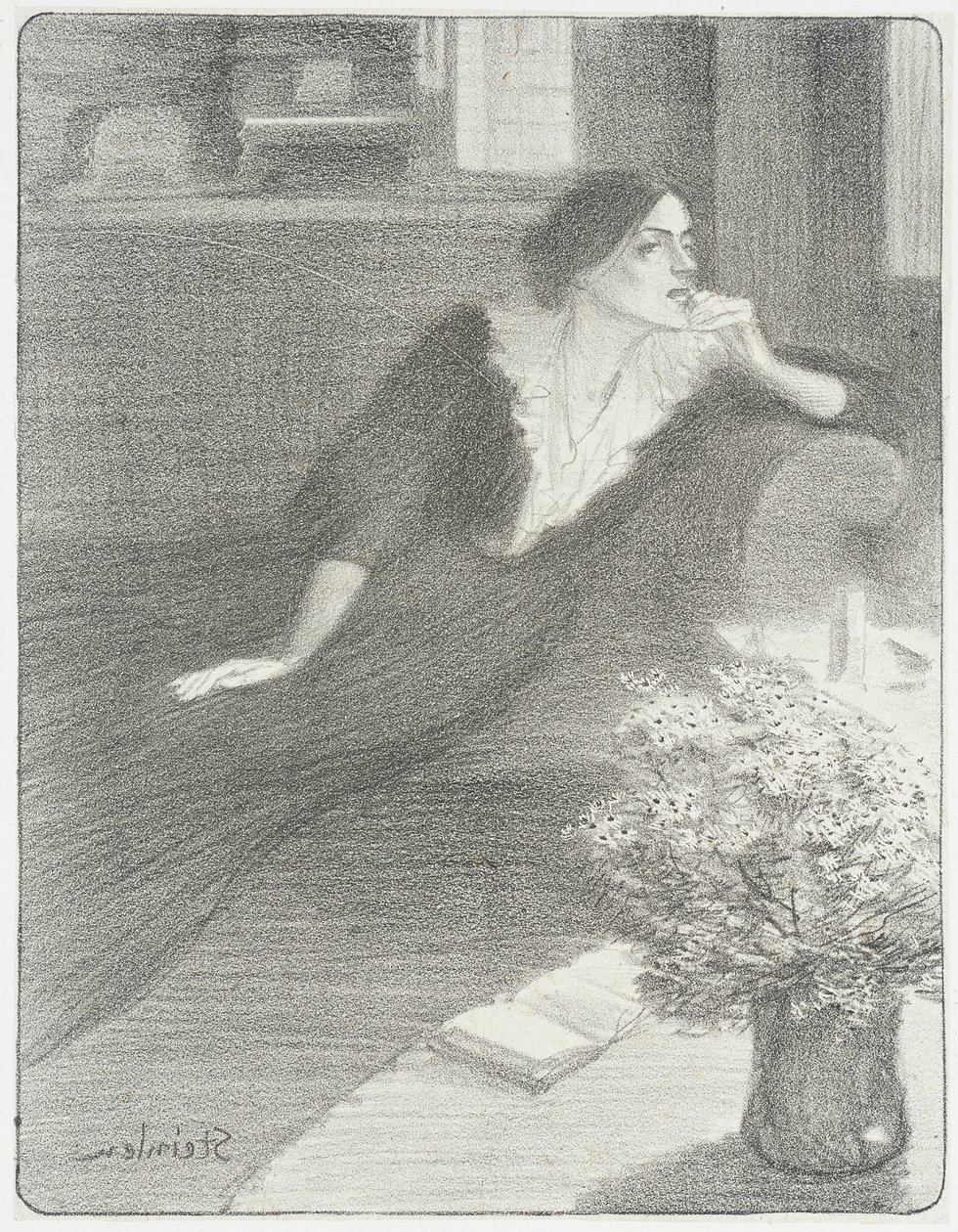Skumringssang av Théophile Alexandre Steinlen