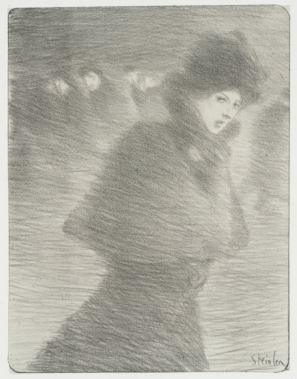 Kvinnesanger av Théophile Alexandre Steinlen