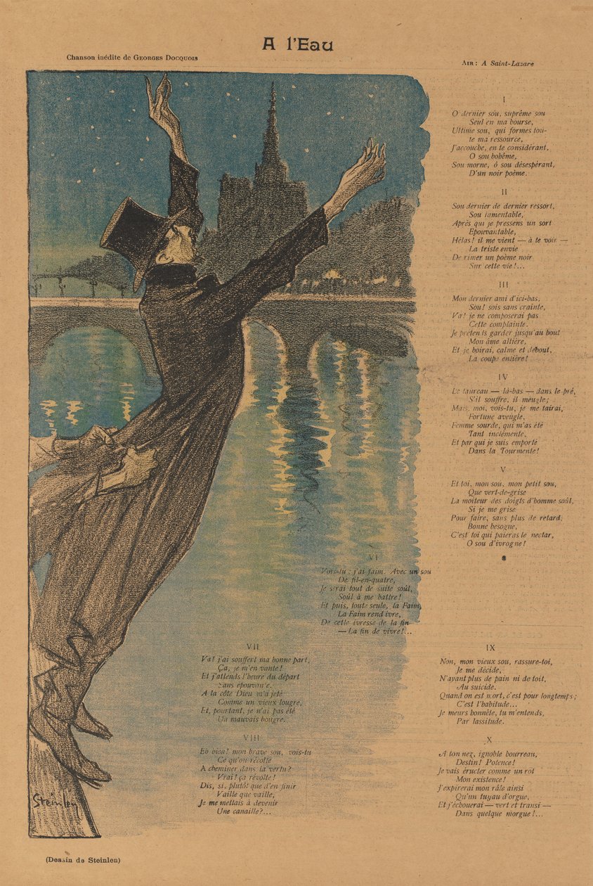 Gil Blas Illustrated: Ved vannkanten av Théophile Alexandre Steinlen
