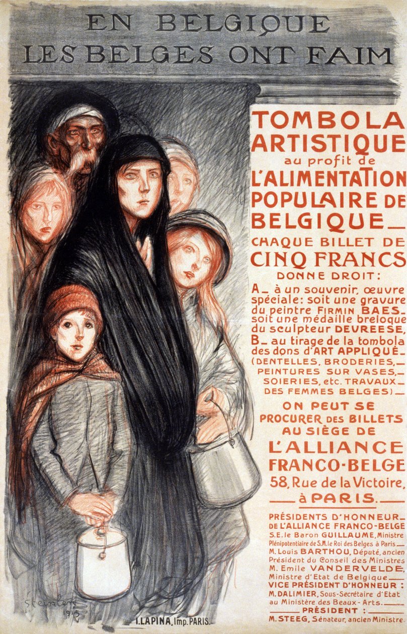 I Belgia er belgierne sultne av Theophile Alexandre Steinlen