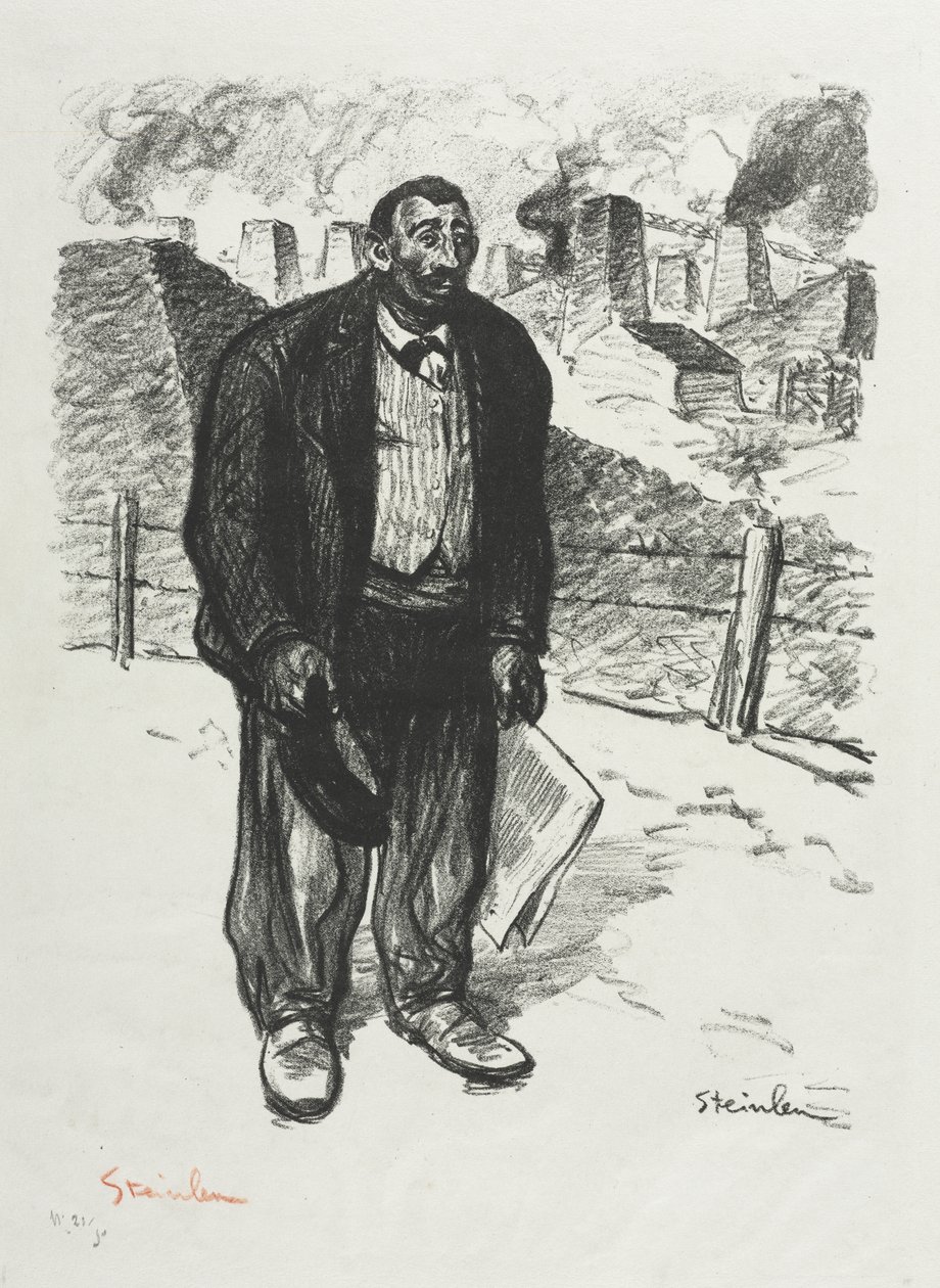 Den ærlige arbeideren av Théophile Alexandre Steinlen