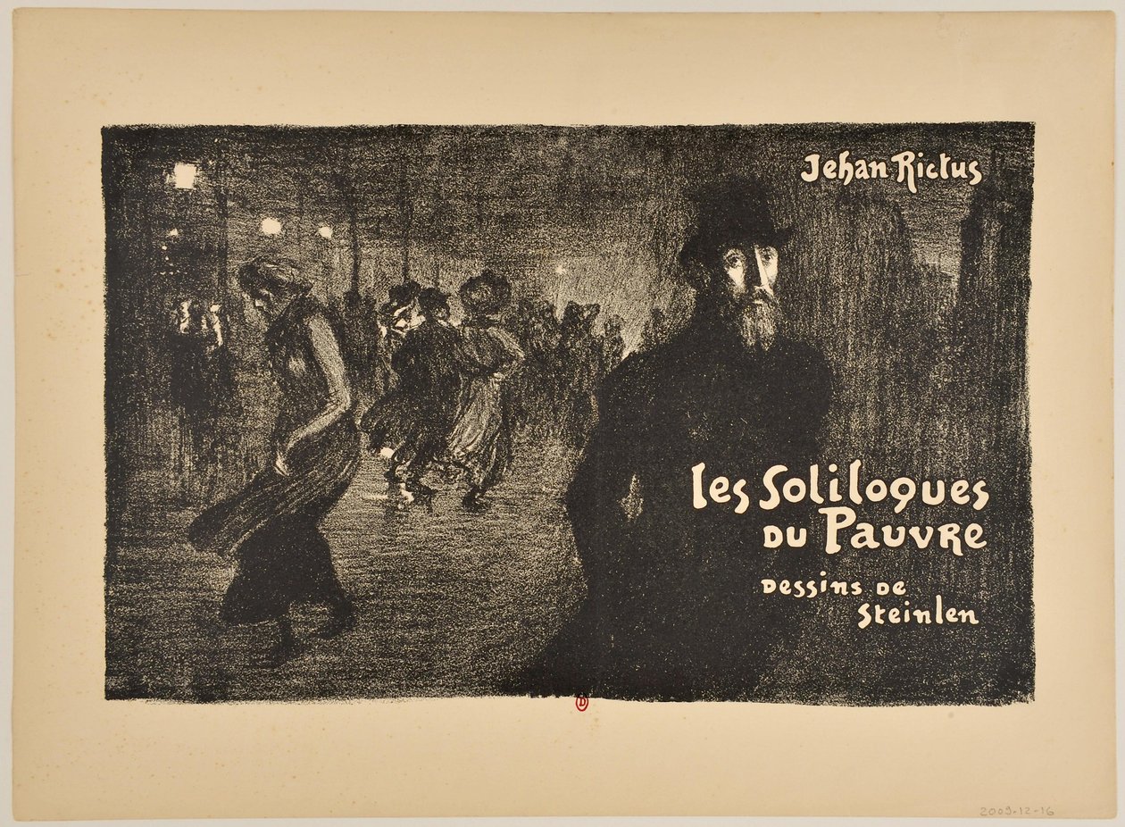 [Den fattiges enetaler] av Théophile Alexandre Steinlen