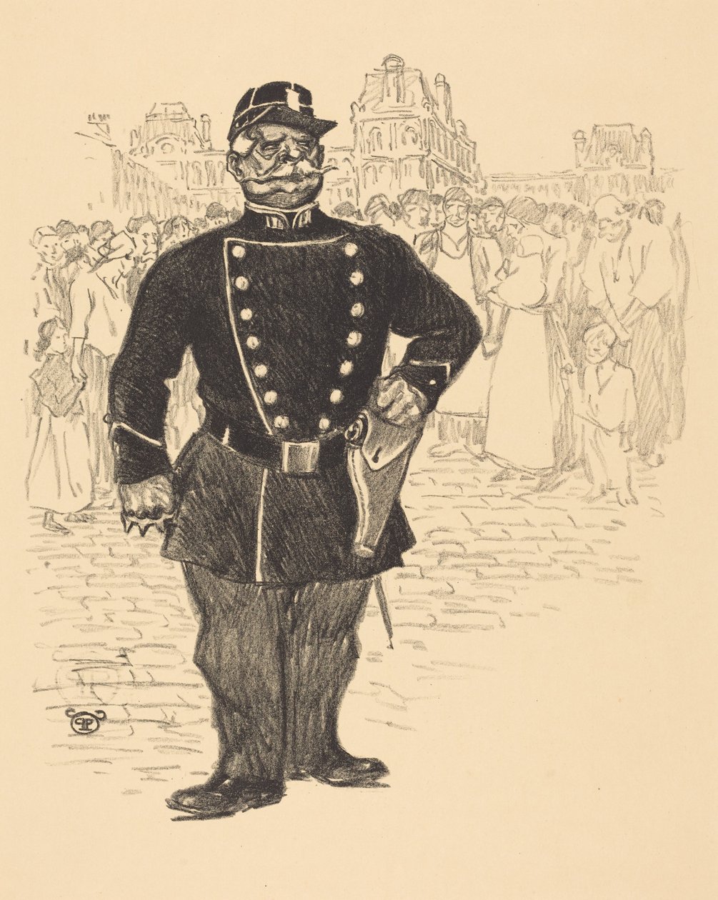 Fred i gatene av Théophile Alexandre Steinlen