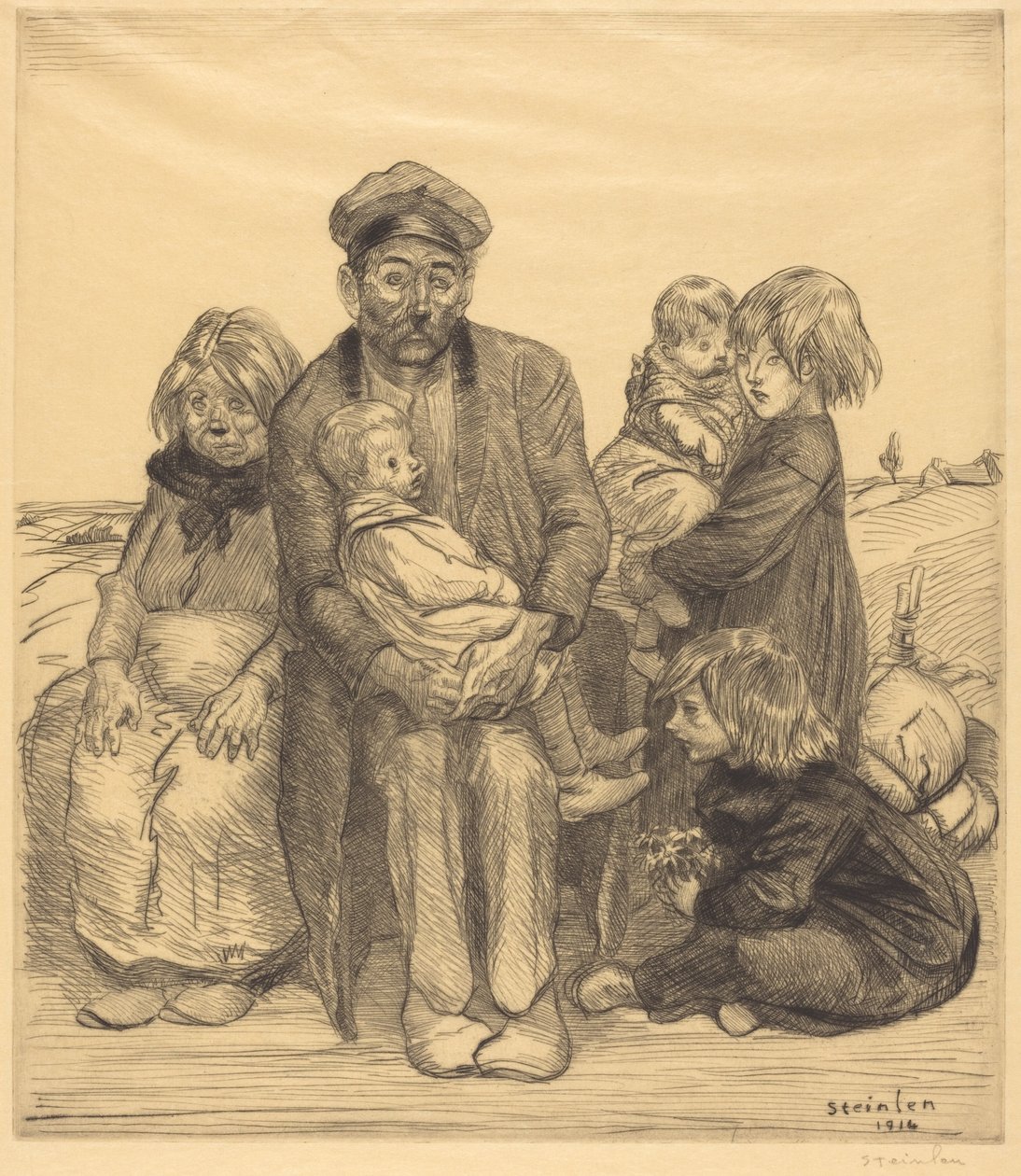 Fattige av Théophile Alexandre Steinlen