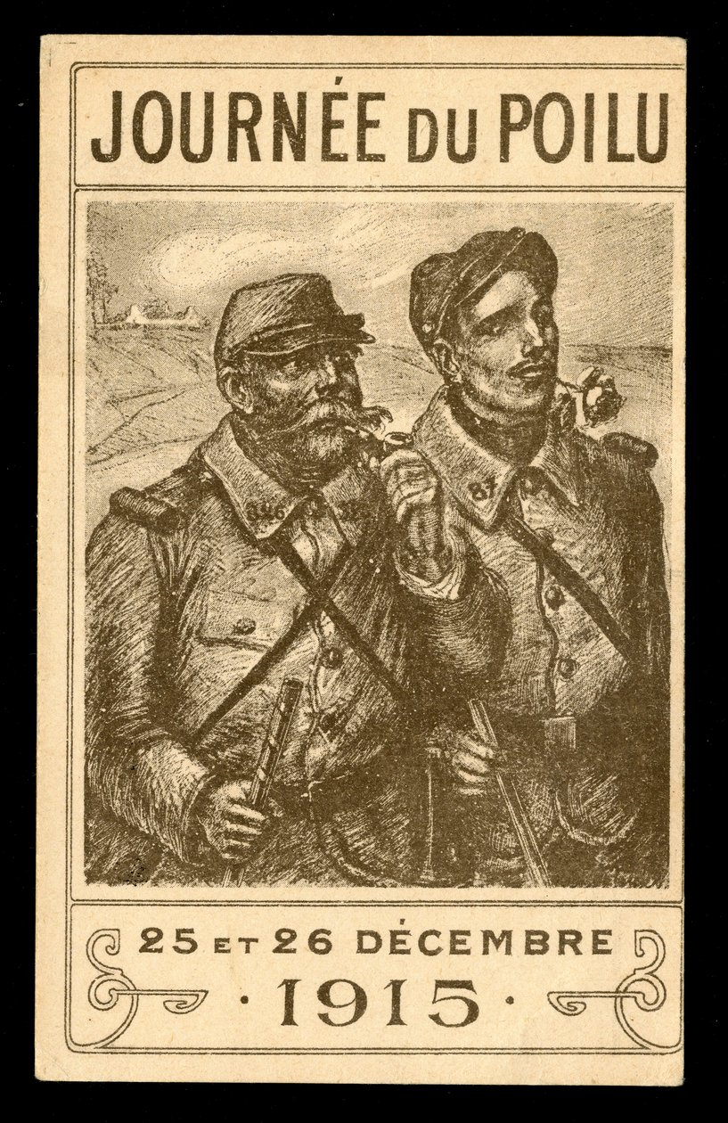 Postkort, satirisk i svart-hvitt av Théophile Alexandre Steinlen