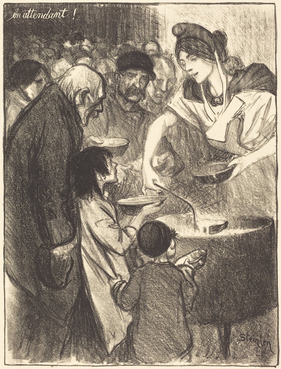 Venter av Théophile Alexandre Steinlen