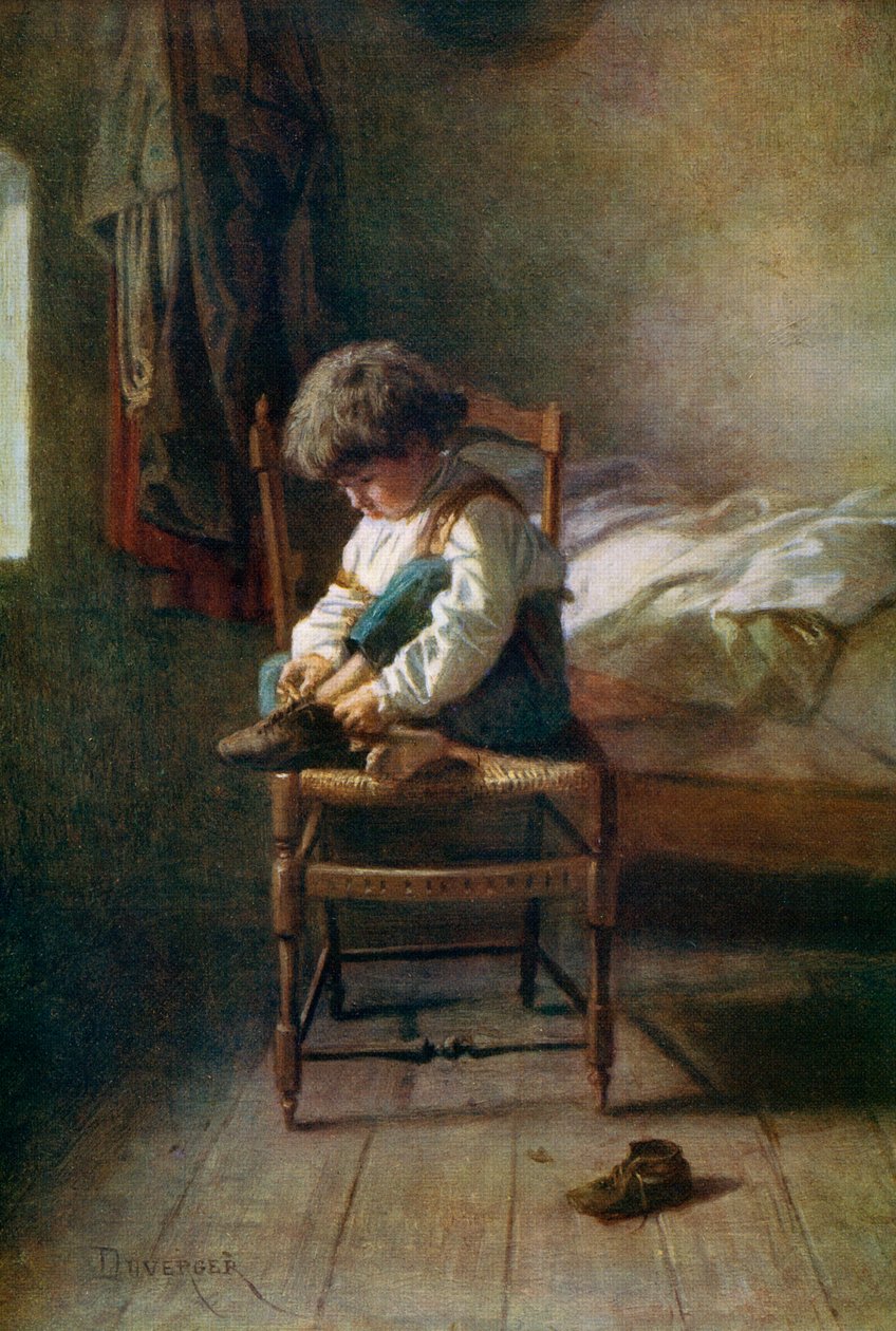 Alene, 1800-tallet, 1912. av Theophile Emmanuel Duverger