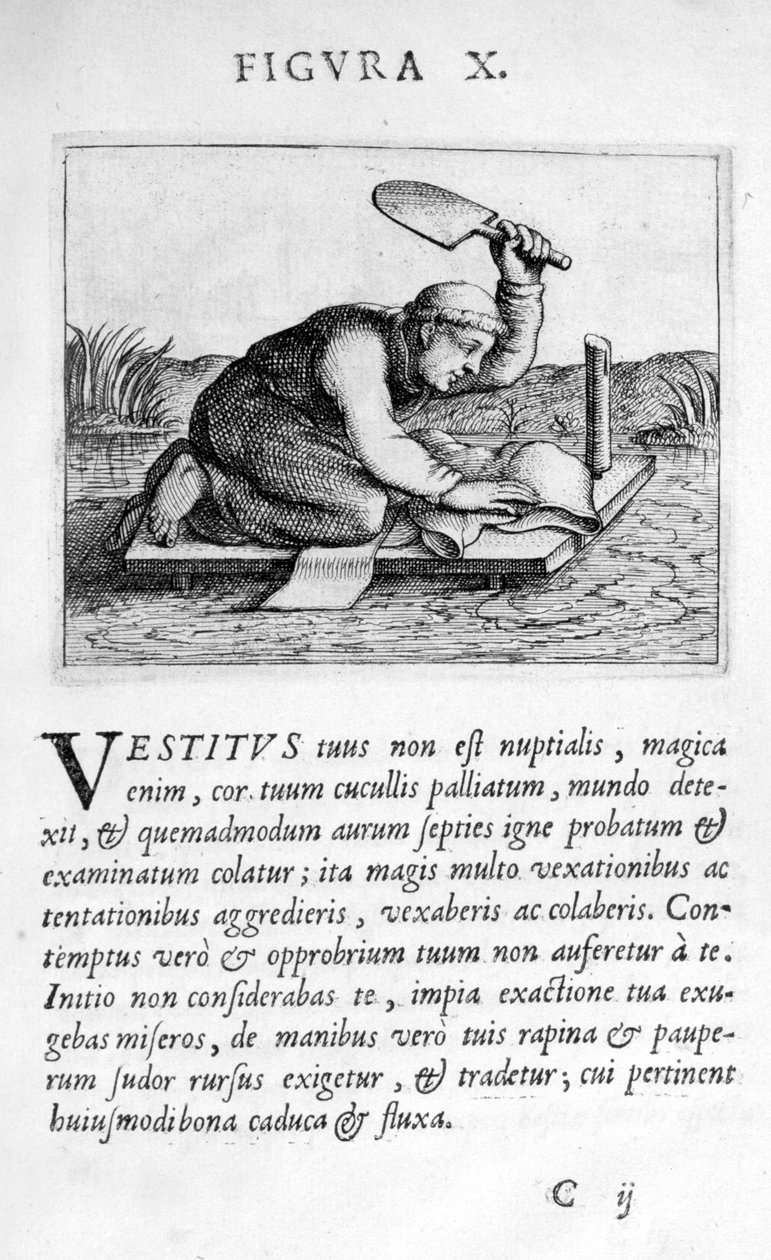 Profetifigur X fra Prognostication of the Eximii Doctor Paracelsus, 1536 av Theophrastus Bombastus von Hohenheim Paracelsus