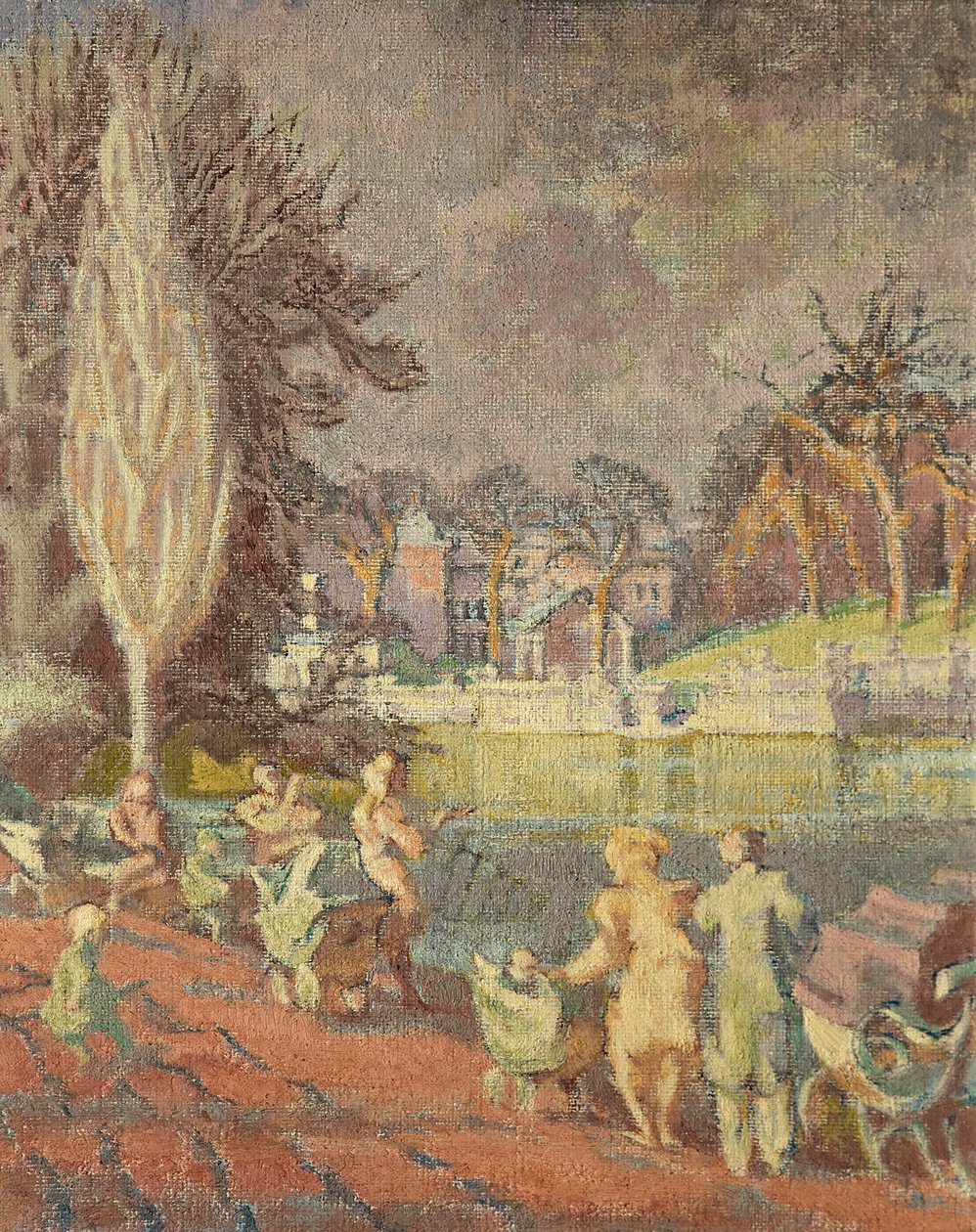 The Serpentine in Spring, Hyde Park, London av Therese Lessore