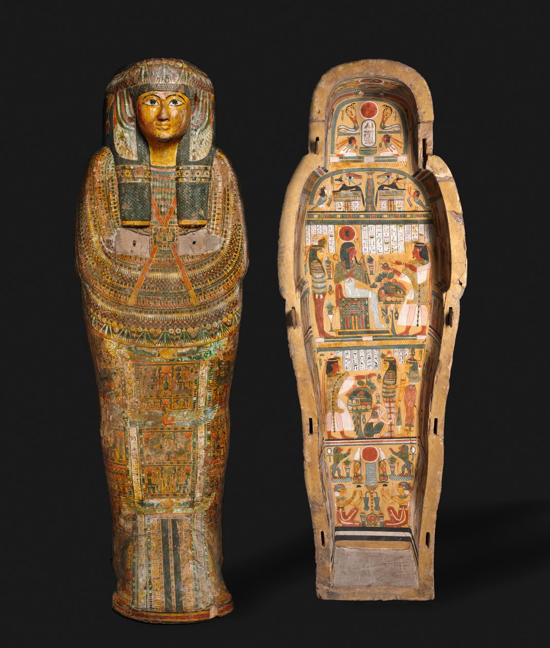 Kiste av Nesykhonsu, Theben, sent 21. til tidlig 22. dynasti av Third Intermediate Period Egyptian