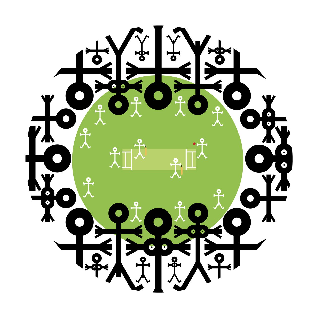 Crowd Icon Cricket, 2006 av Thisisnotme Thisisnotme