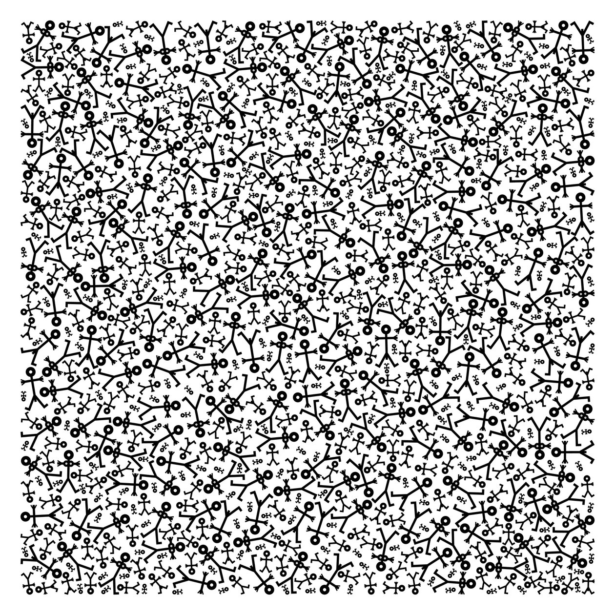 Crowd Icon Random, 2005 av Thisisnotme Thisisnotme