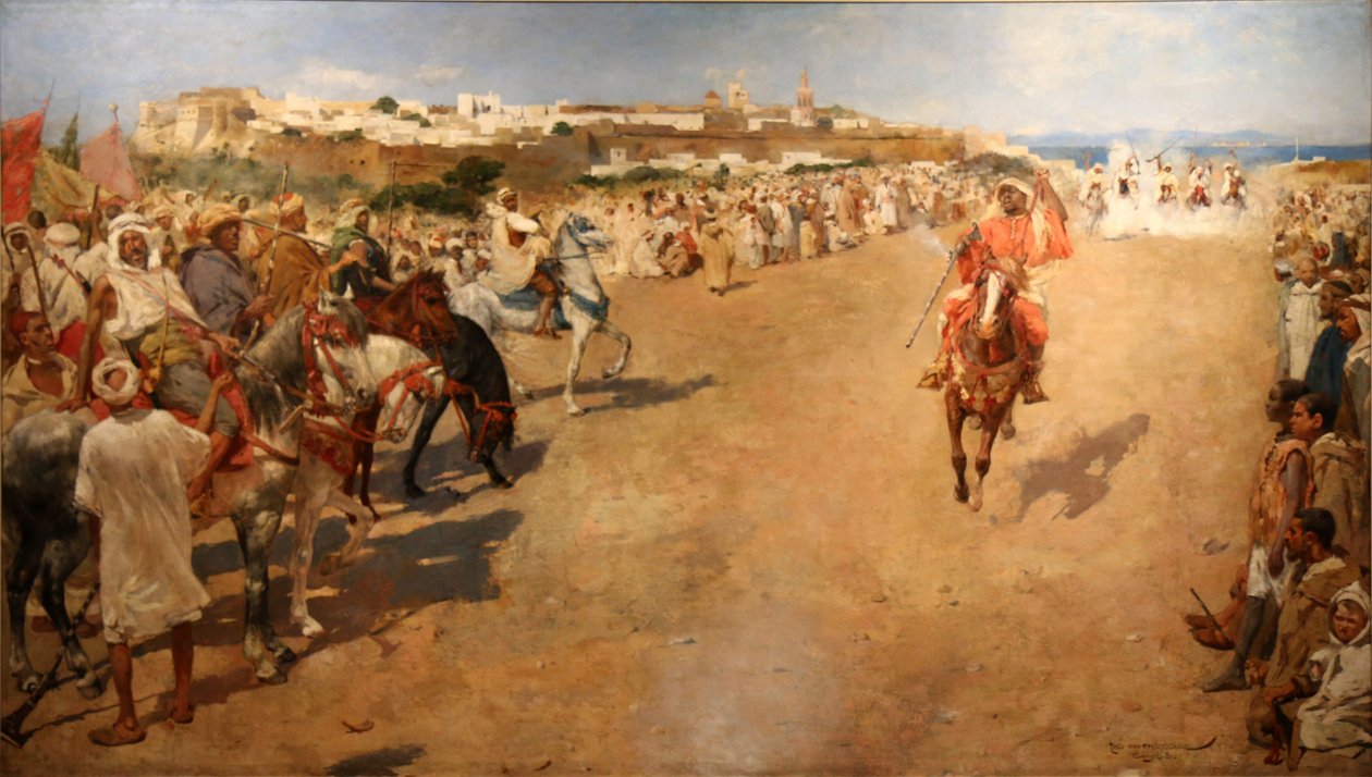 Arabisk fantasi av Théo van Rysselberghe
