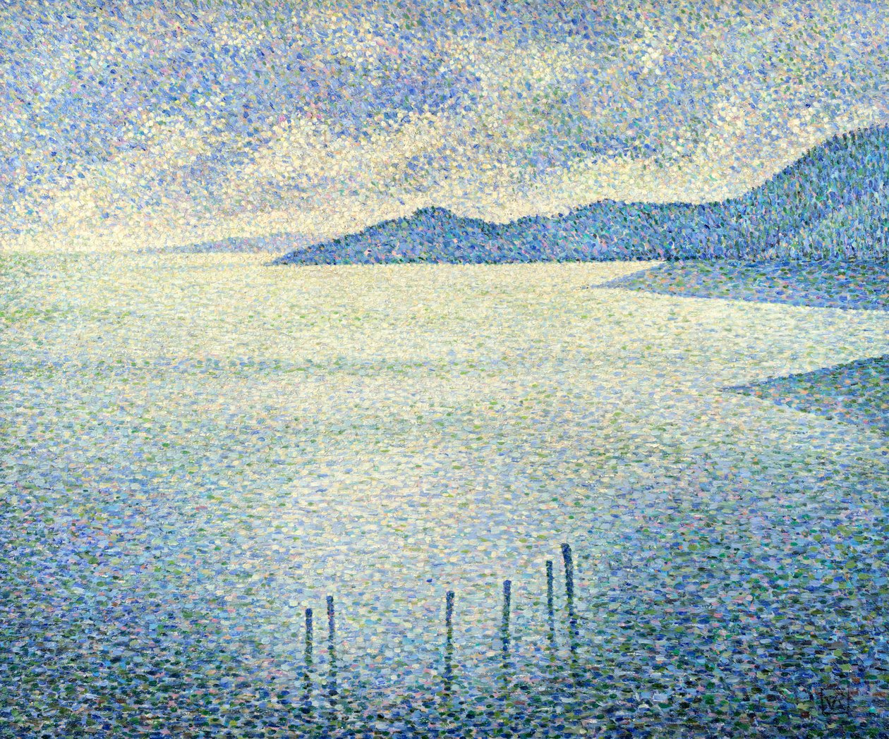 Kystscene, ca. 1892-1893 av Théo van Rysselberghe